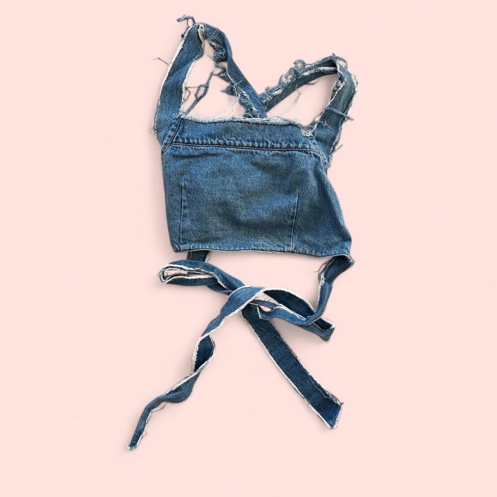Denim Corset Style Top